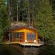One of the best cabins in Minnesota that is right on the lake surrounded by a dense forest
