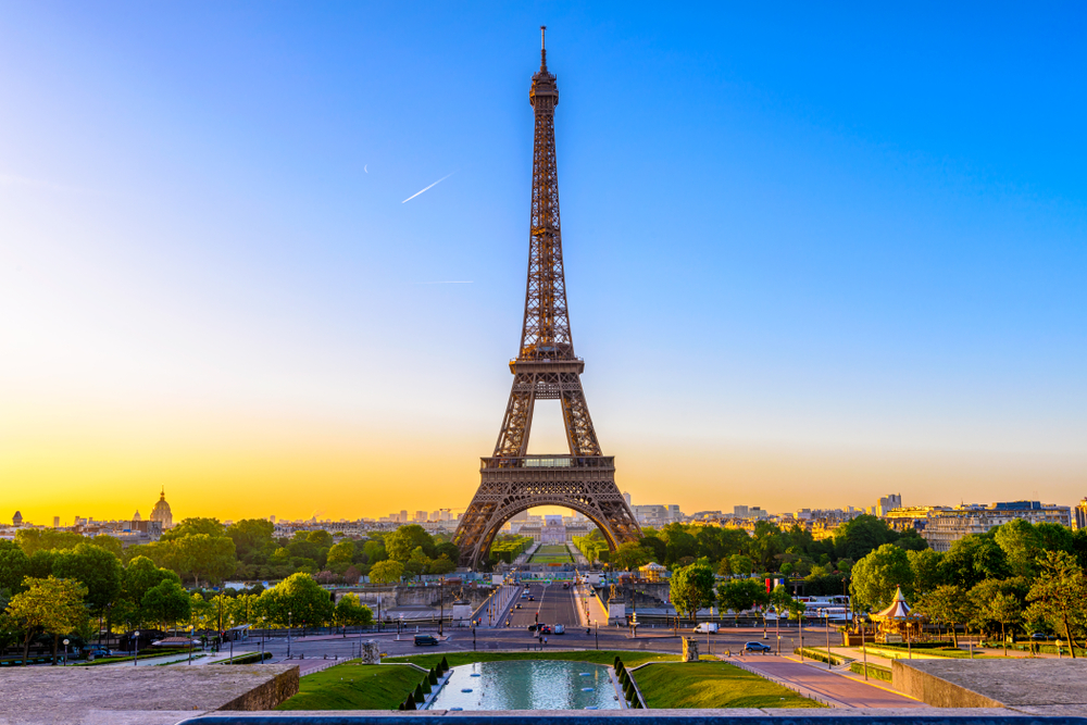 The best views in Paris from the Trocadero at sunset