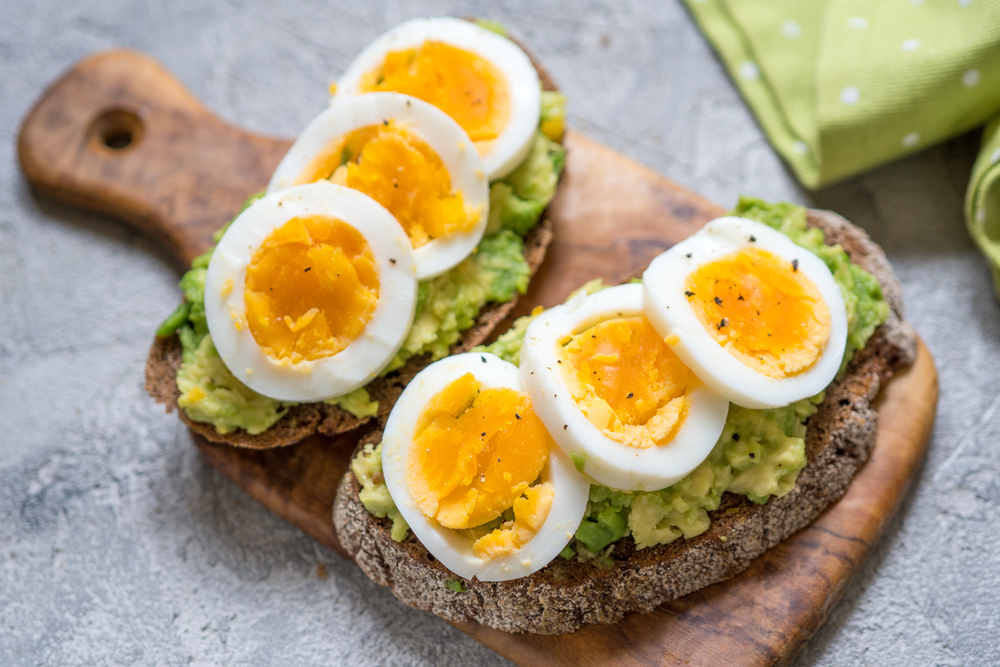Healthy breakfast in Amsterdam- Toast with avocado and egg