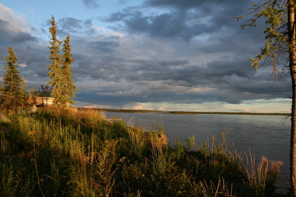 Yukon River Alaska in Yukon-Charley Rivers National Preserve one of the national parks in Alaska. 