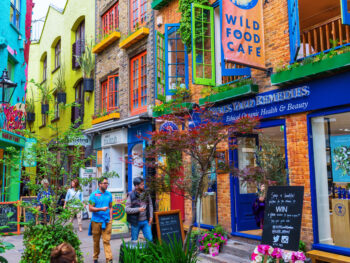 Colorful buildings in Covent Garden