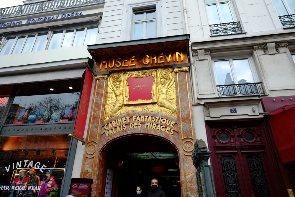 The entrance to the Musée Grévin in Paris.