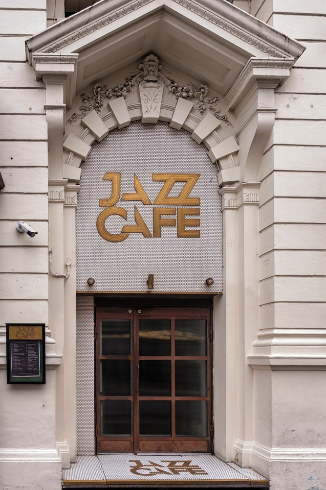 Entrance to the Jazz Cafe, one of the best bars in Camden.