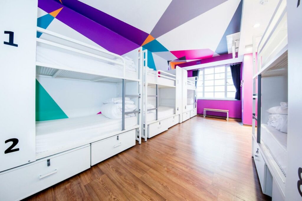 room with bunk beds with white bedding things to do in camden