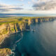 aerial view of the cliffs 7 day ireland itinerary