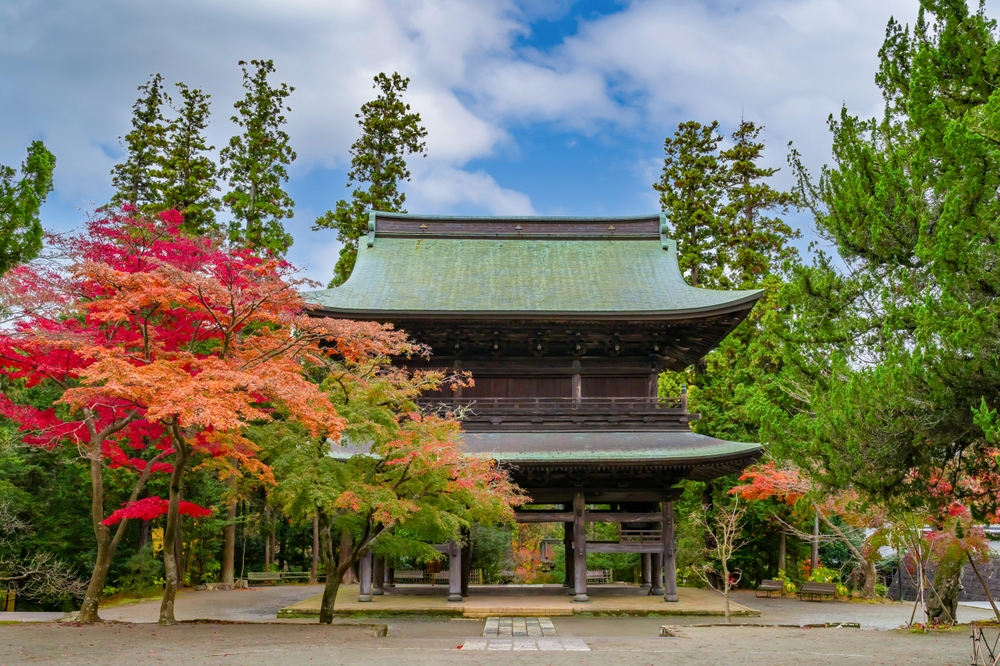 Scenery of Engakuji Temple, Kamakura City, Kanagawa