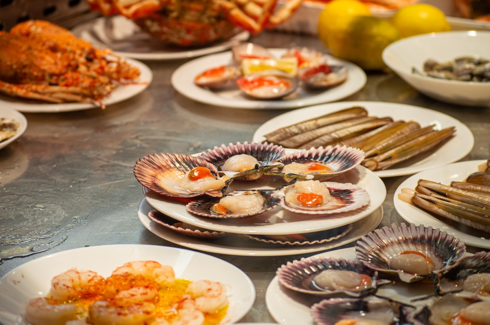 traditional tapas served on plates on a table