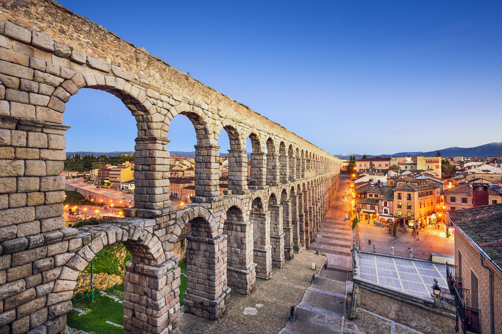 view of a old town wall and the city things to do in madrid