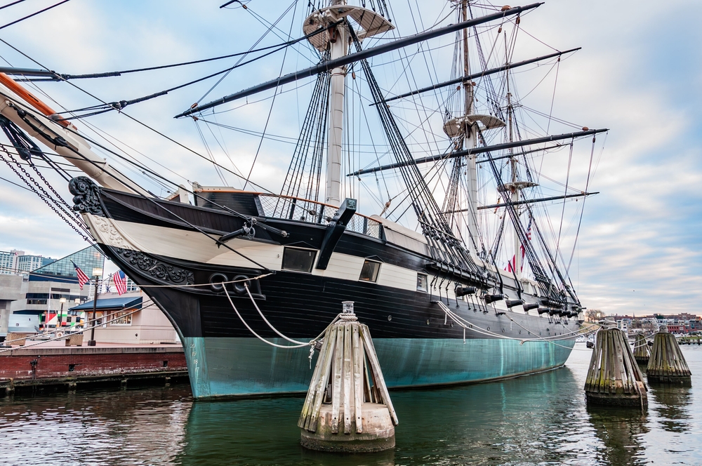 ship close up baltimore inner harbour